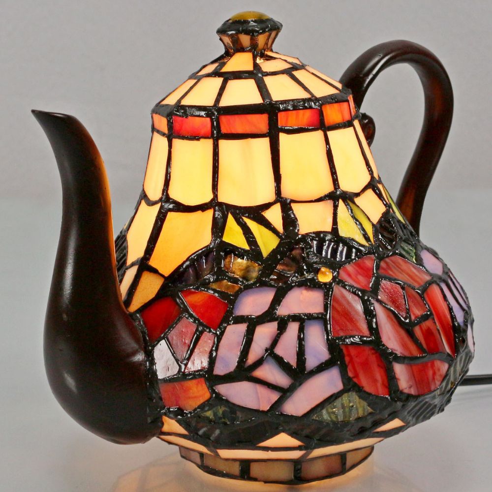 G&G Bros RED ROSE Lamp - Teapot-G&G Bros.-Ozlighting.com.au