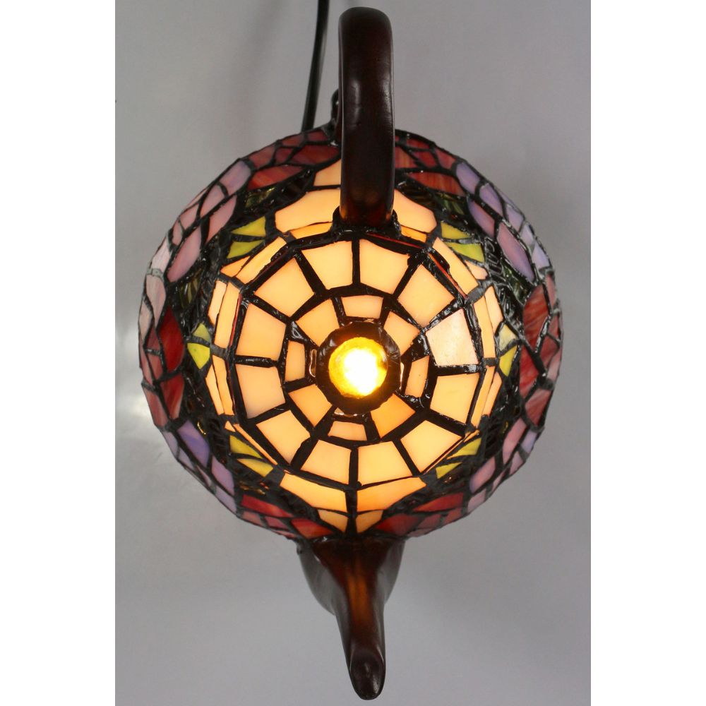 G&G Bros RED ROSE Lamp - Teapot-G&G Bros.-Ozlighting.com.au
