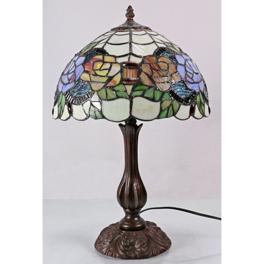 G&G Bros RED ROSE Table Lamp - S/L-G&G Bros.-Ozlighting.com.au