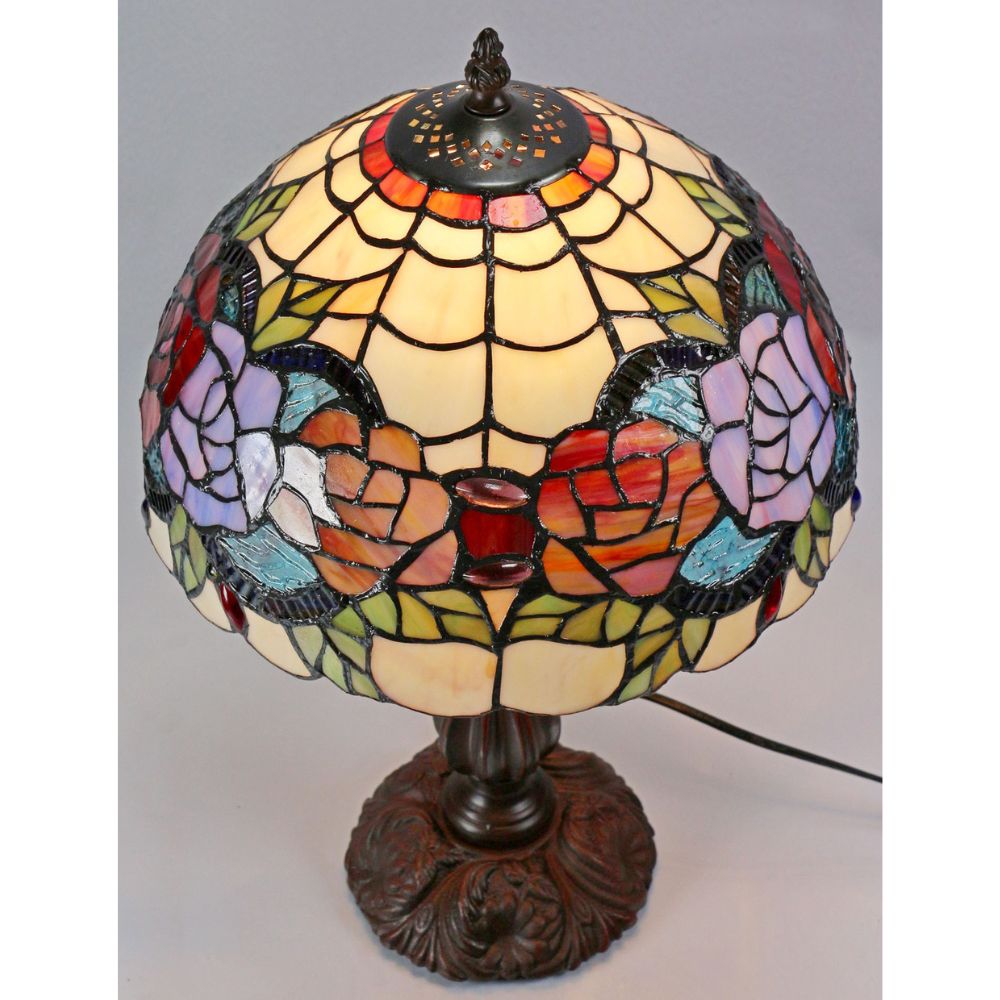G&G Bros RED ROSE Table Lamp - S/L-G&G Bros.-Ozlighting.com.au