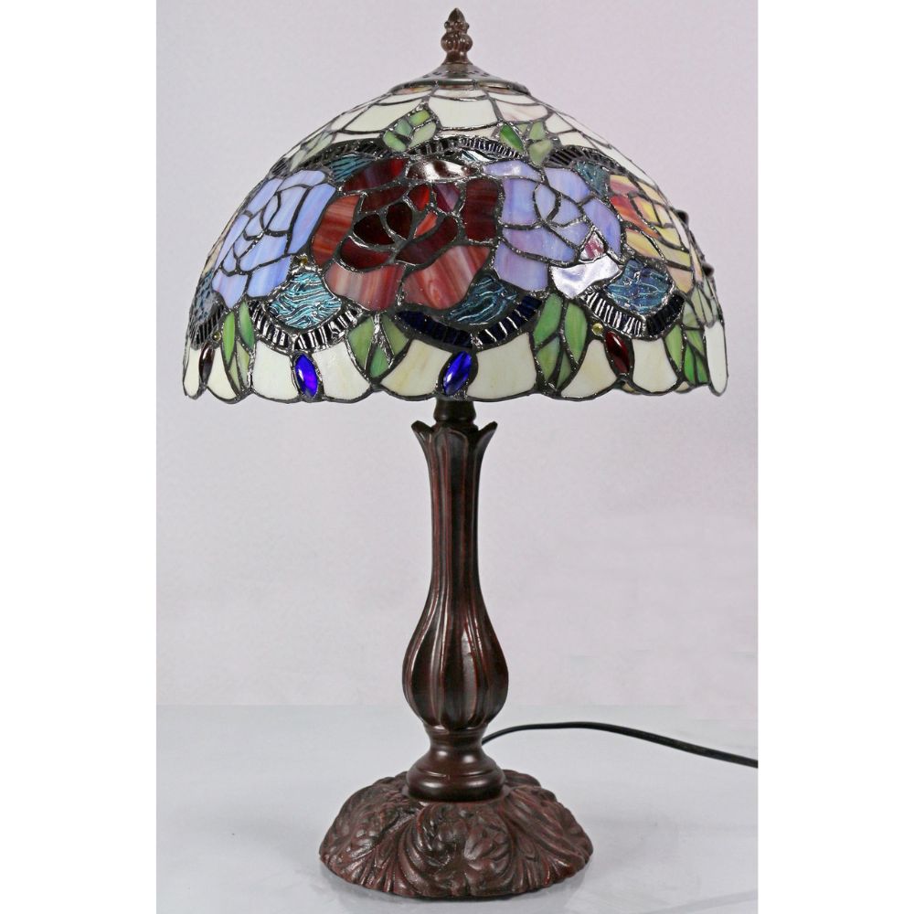G&G Bros RED ROSE Table Lamp - S/L-G&G Bros.-Ozlighting.com.au