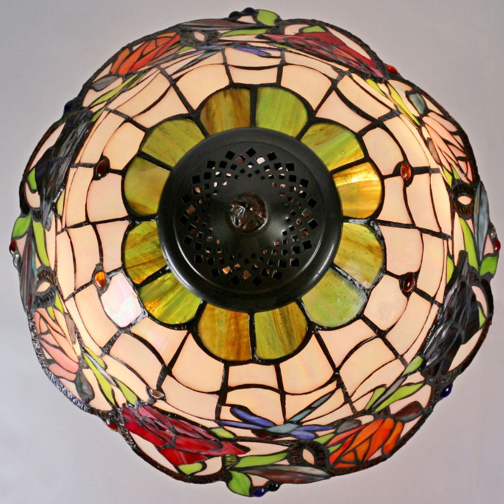 G&G Bros ROSE & DRAGONFLY Table Lamp - S/L-G&G Bros.-Ozlighting.com.au