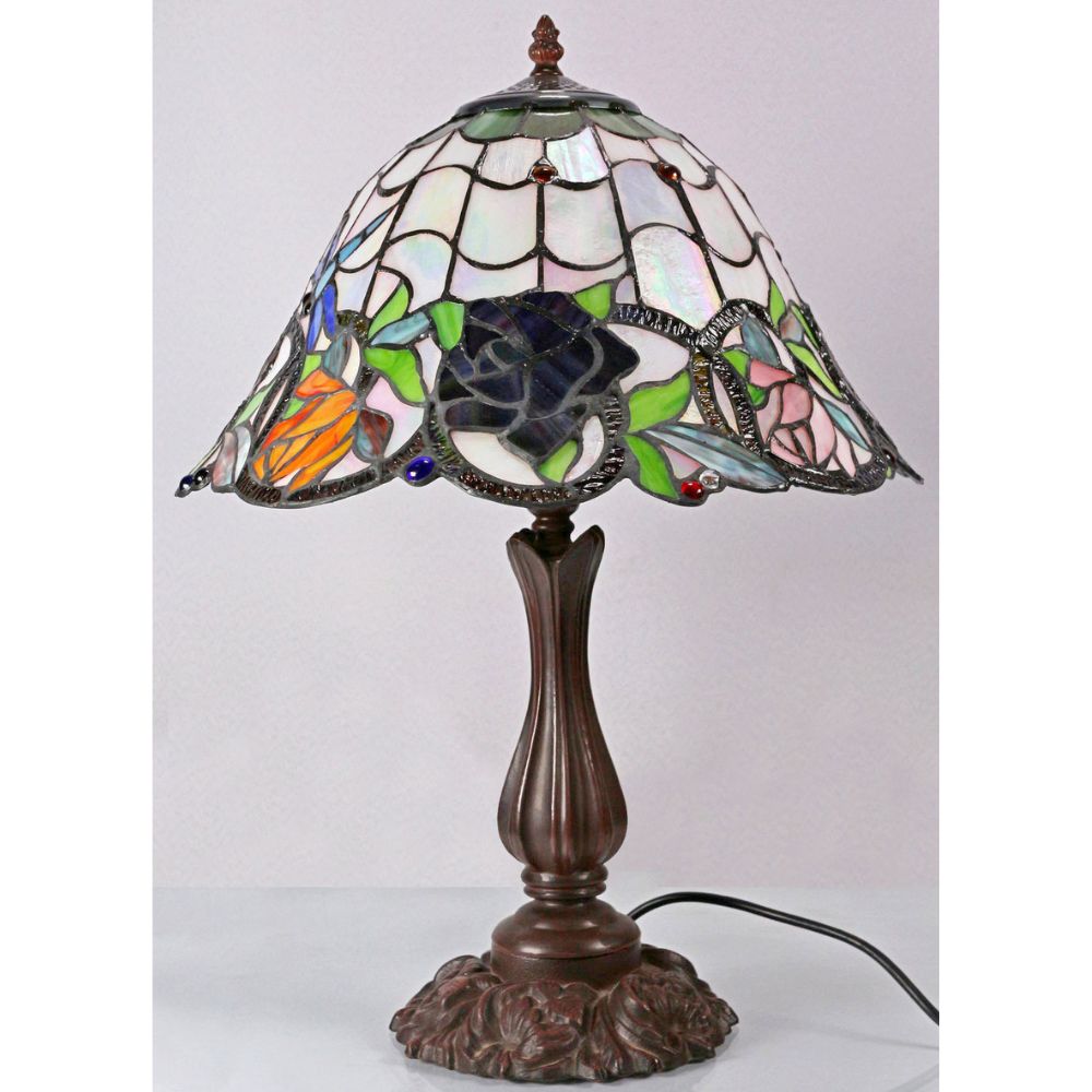 G&G Bros ROSE & DRAGONFLY Table Lamp - S/L-G&G Bros.-Ozlighting.com.au