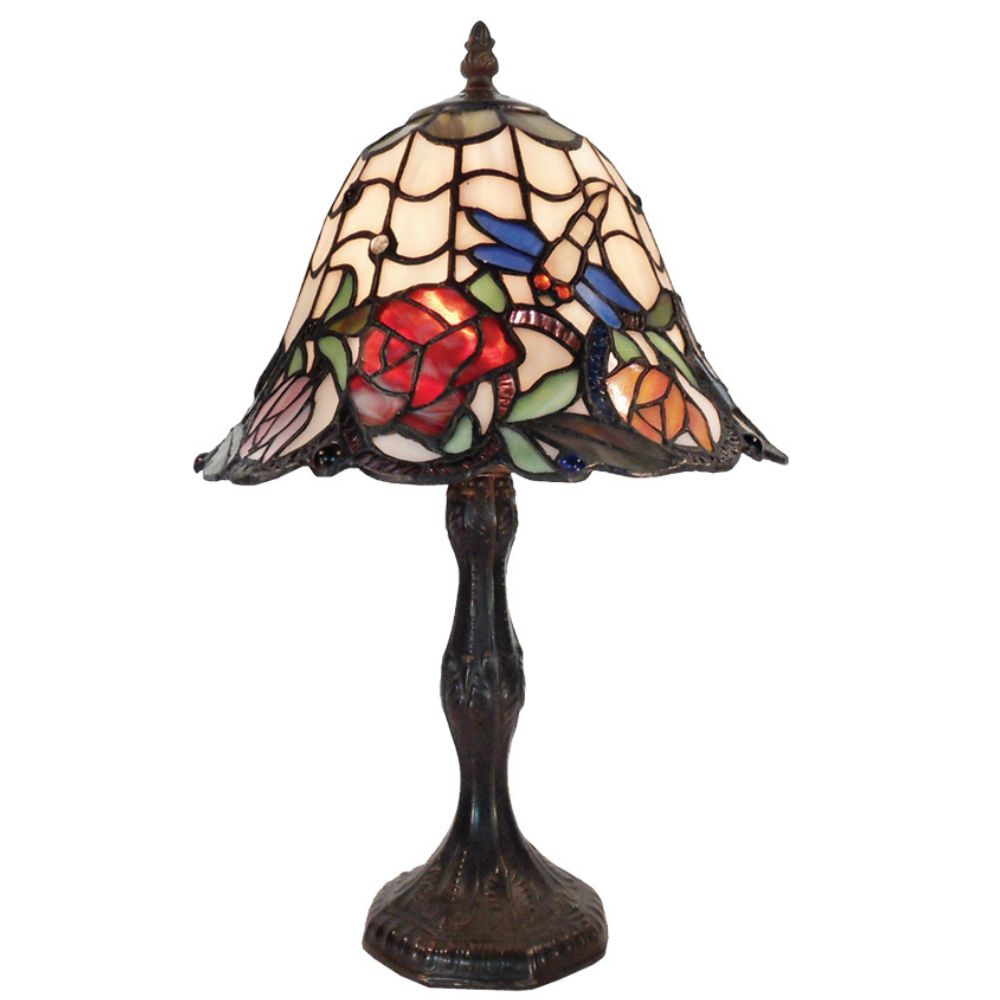 G&G Bros ROSE & DRAGONFLY Table Lamp - S/L-G&G Bros.-Ozlighting.com.au