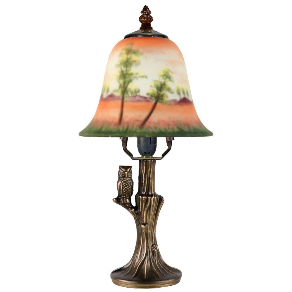 G&G Bros Table Lamp - Small, with Owl-G&G Bros.-Ozlighting.com.au