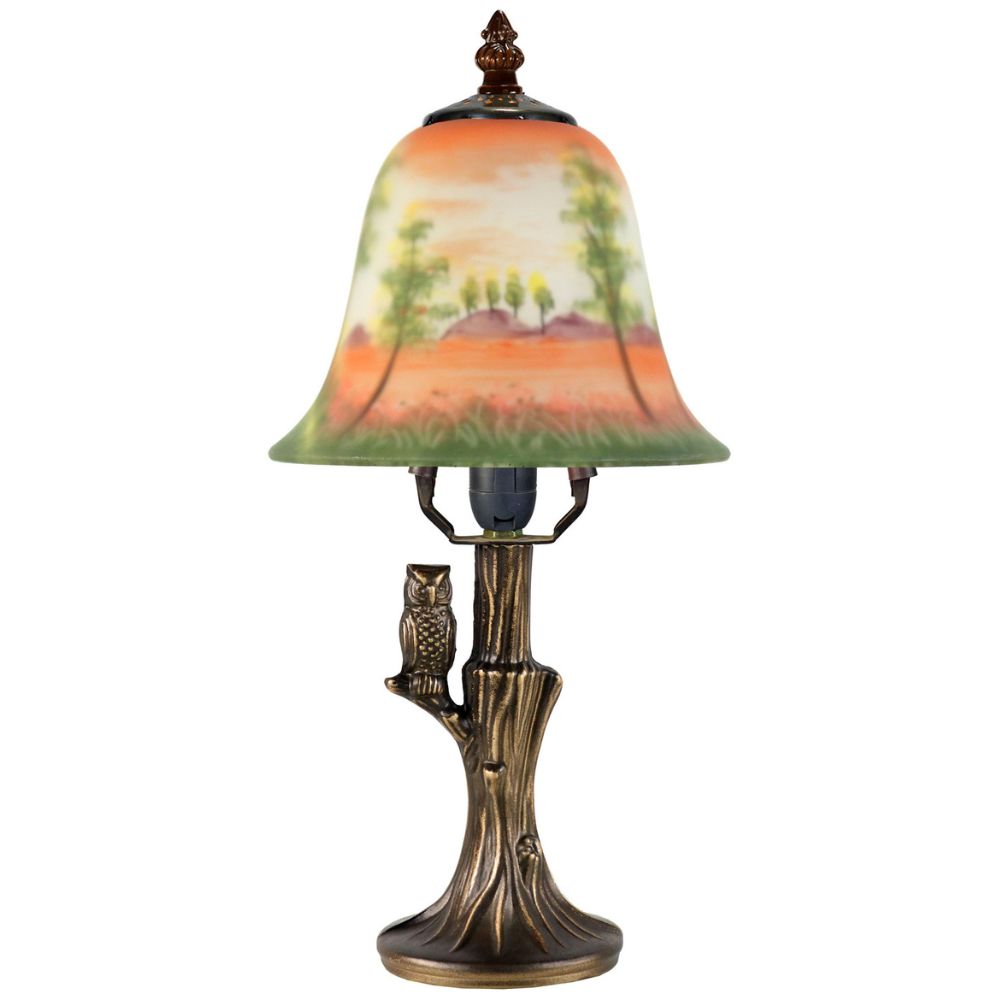 G&G Bros Table Lamp - Small, with Owl-G&G Bros.-Ozlighting.com.au