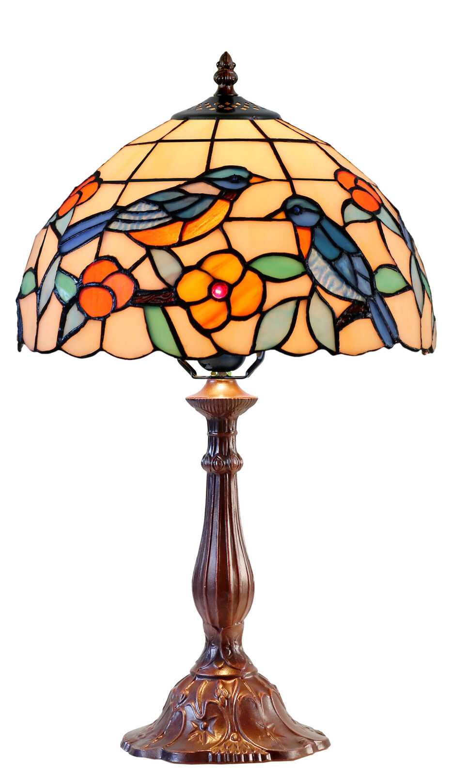 G&G Bros Tori Bluebird Table Lamp-G&G Bros.-Ozlighting.com.au
