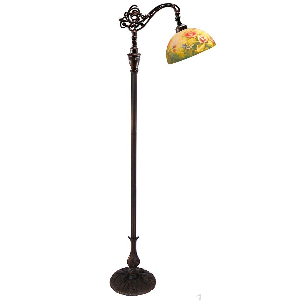 G&G Bros. - 25W Handpainted Edwardian Floor Lamp-G&G Bros.-Ozlighting.com.au
