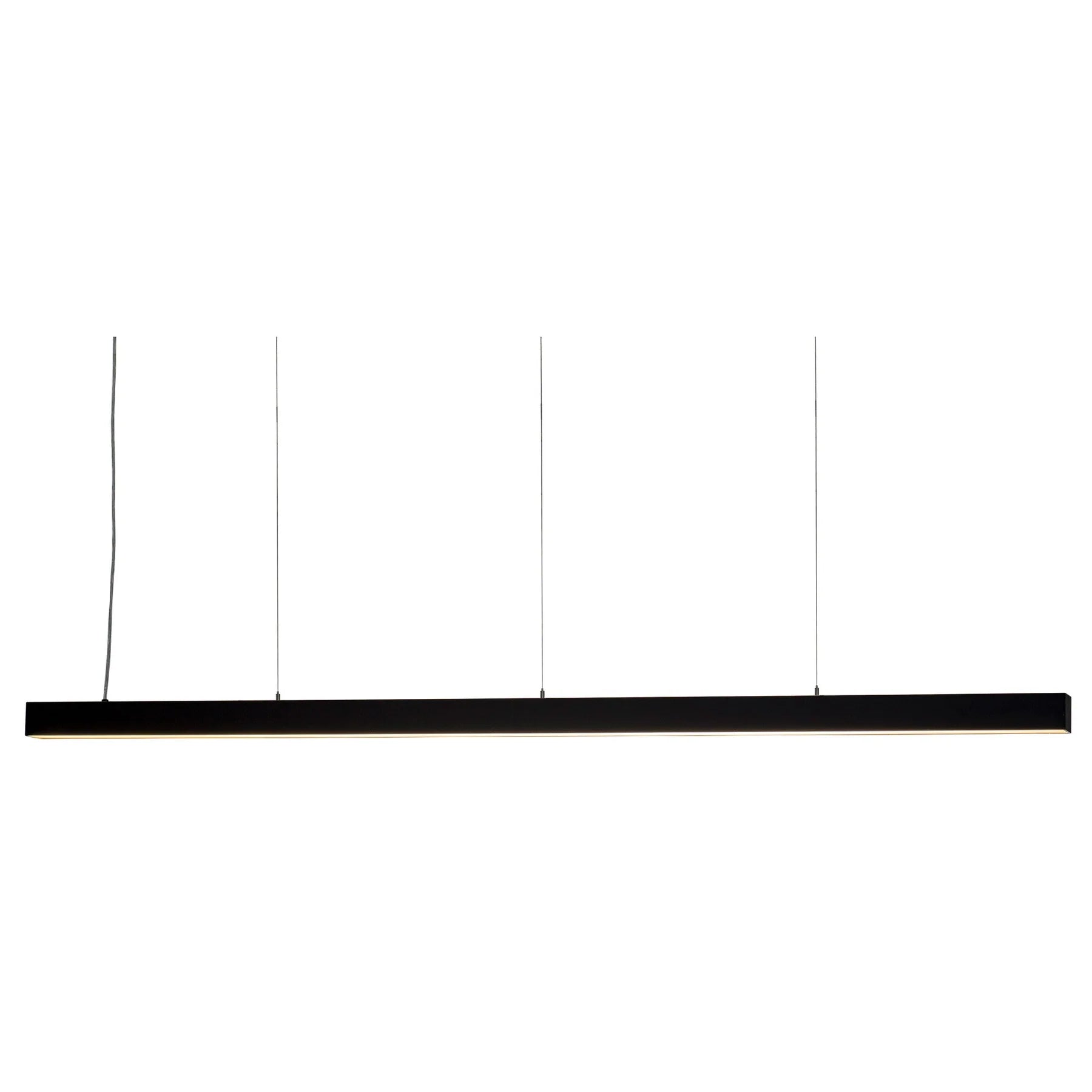 HCP-692962 - Black 2400mm 96w TRI Colour Proline Pendant with Power Feed and Canopy-Havit Commercial-Ozlighting.com.au