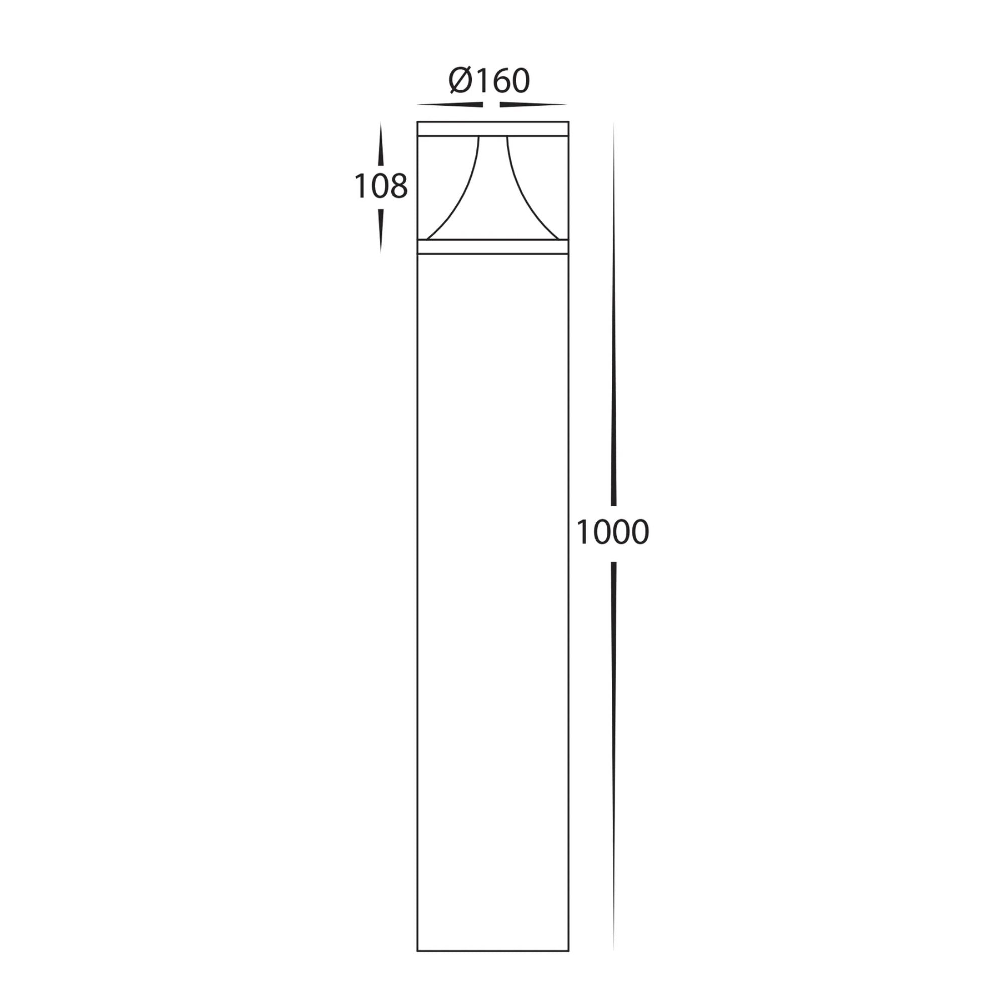 Havit - 18W Large LED Bollard Light-Havit Lighting-Ozlighting.com.au