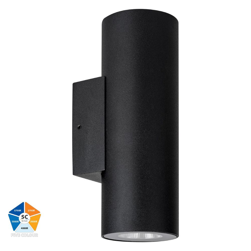 Havit ARIES - 6W Aluminium Up & Down LED Wall Light IP65-Havit Lighting-Ozlighting.com.au