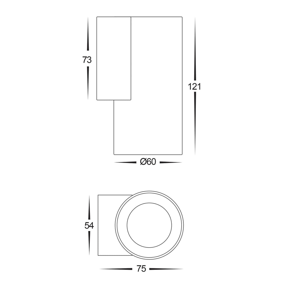 Havit ARIES - 6W Fixed Down LED Wall Light-Havit Lighting-Ozlighting.com.au