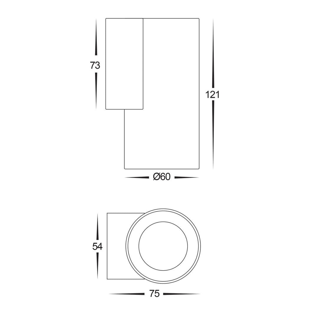 Havit ARIES - 6W Fixed Down LED Wall Light-Havit Lighting-Ozlighting.com.au