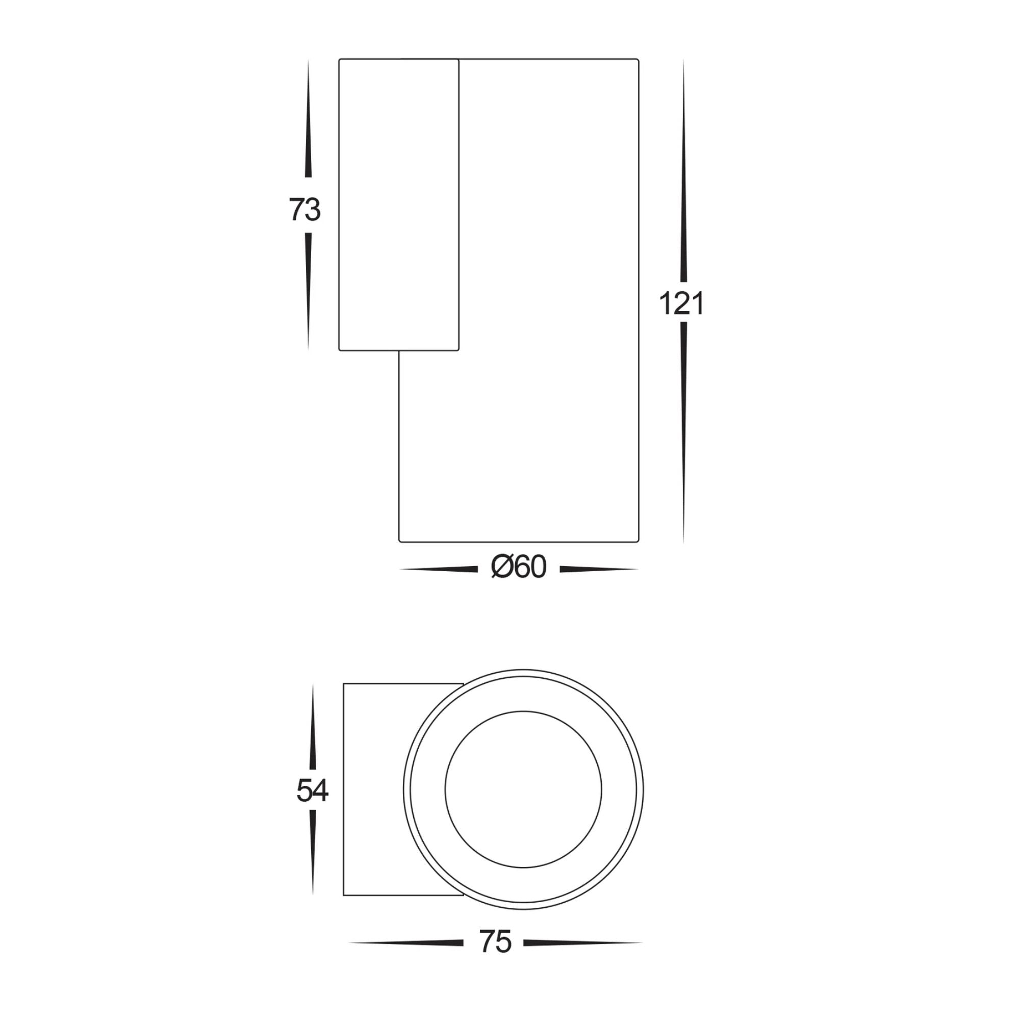 Havit ARIES - 6W Fixed Down LED Wall Light-Havit Lighting-Ozlighting.com.au