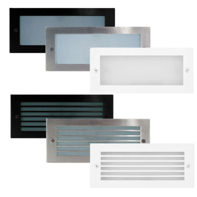 Havit BATA - 10W LED Tri-Colour Exterior Open/Grill Recessed Brick Light IP54-Havit Lighting-Ozlighting.com.au