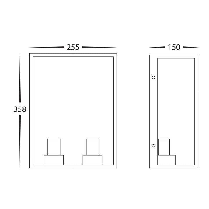 Havit BAYSIDE - 2x4W LED Wall Light-Havit Lighting-Ozlighting.com.au