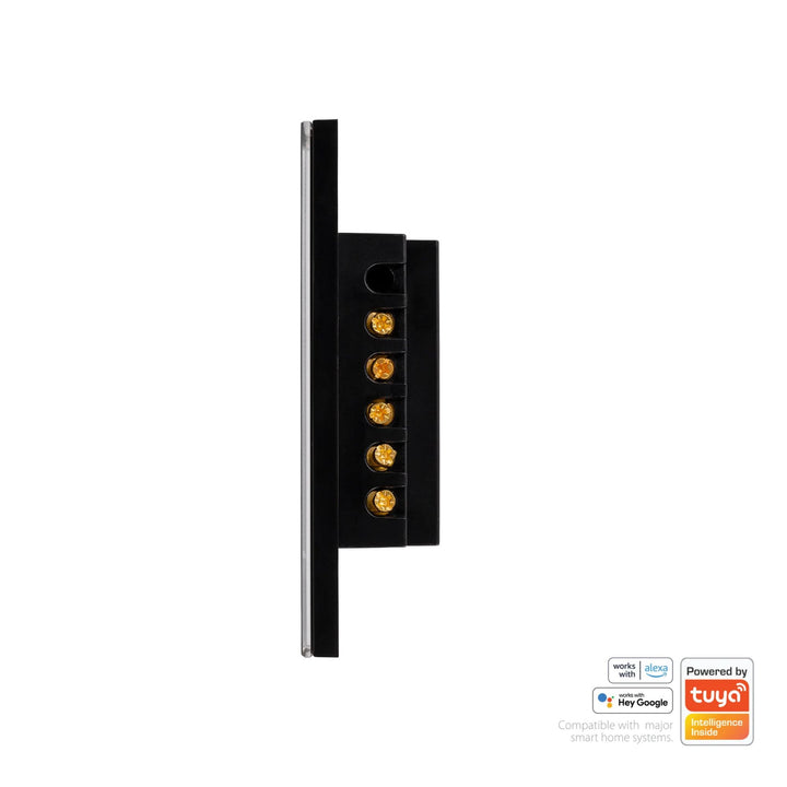 Havit - Black Wifi Gang Wall Switch-Havit Lighting-Ozlighting.com.au