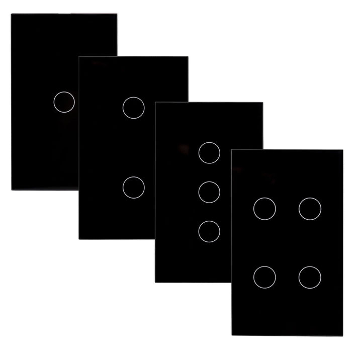 Havit - Black Wifi Gang Wall Switch-Havit Lighting-Ozlighting.com.au