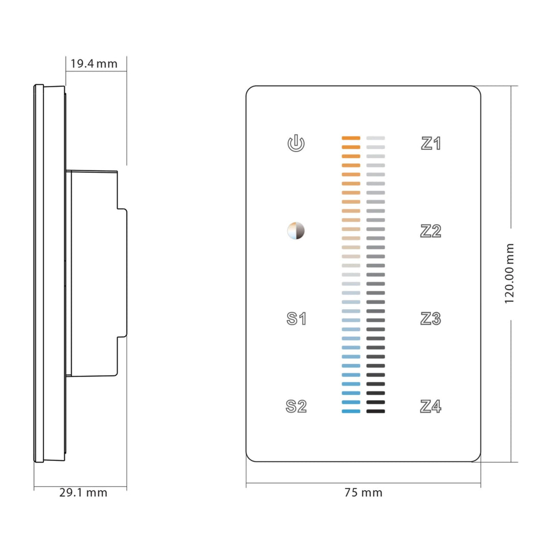 Havit - CT/RGBCW LED Strip Touch Panel Controller-Havit Lighting-Ozlighting.com.au