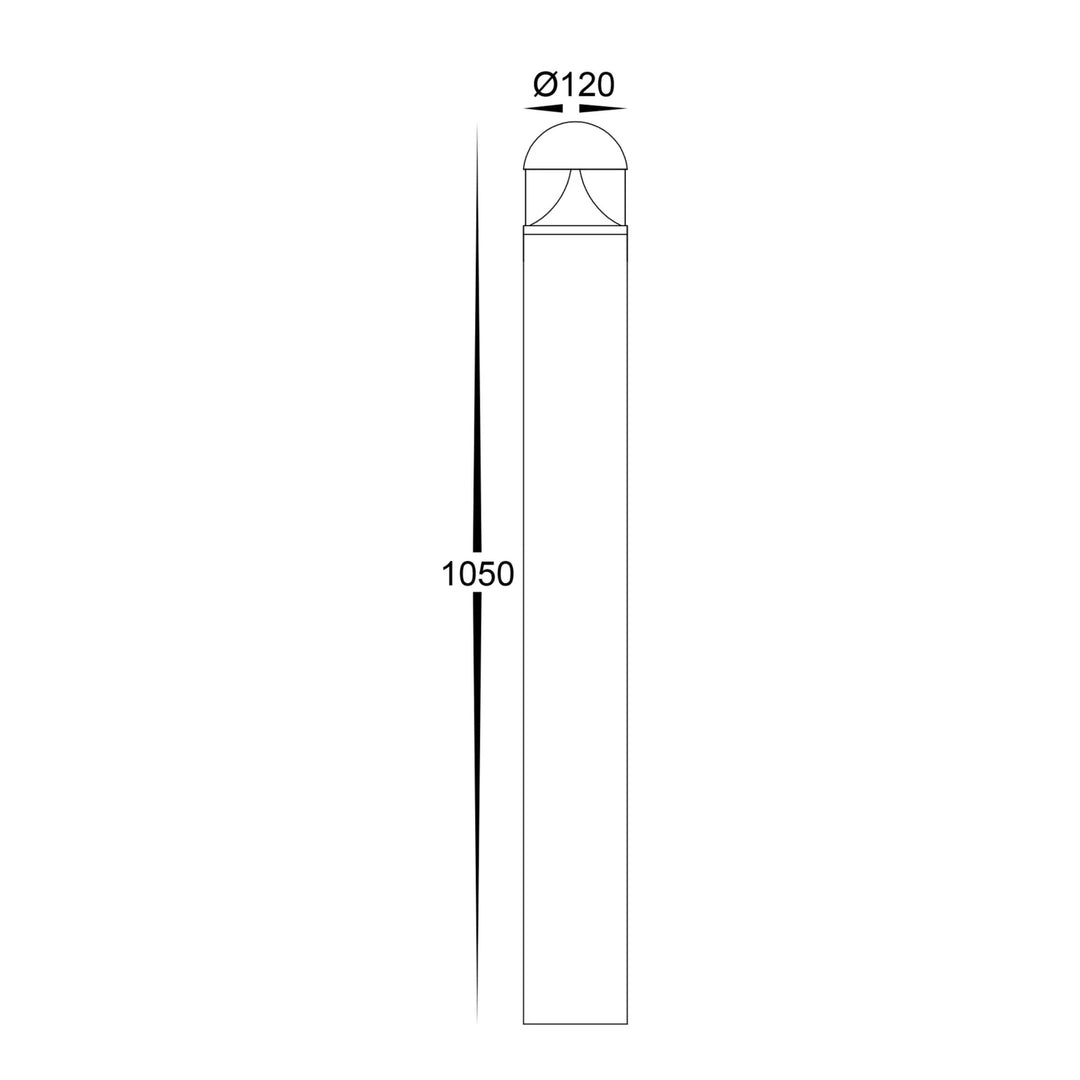Havit DIVAD - 12W LED Bollard Light-Havit Lighting-Ozlighting.com.au