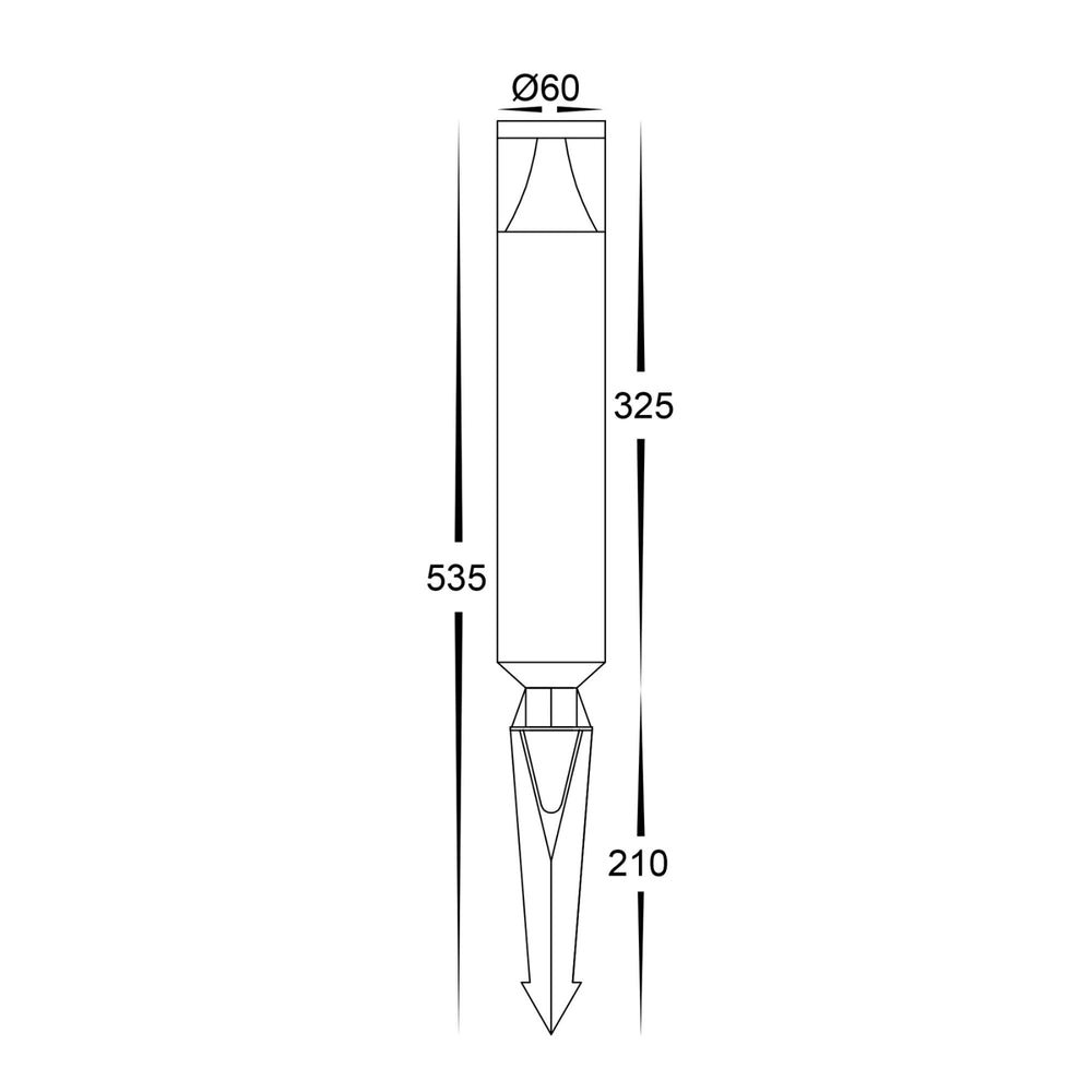 Havit DIVAD - 5W LED Garden Spike Light-Havit Lighting-Ozlighting.com.au