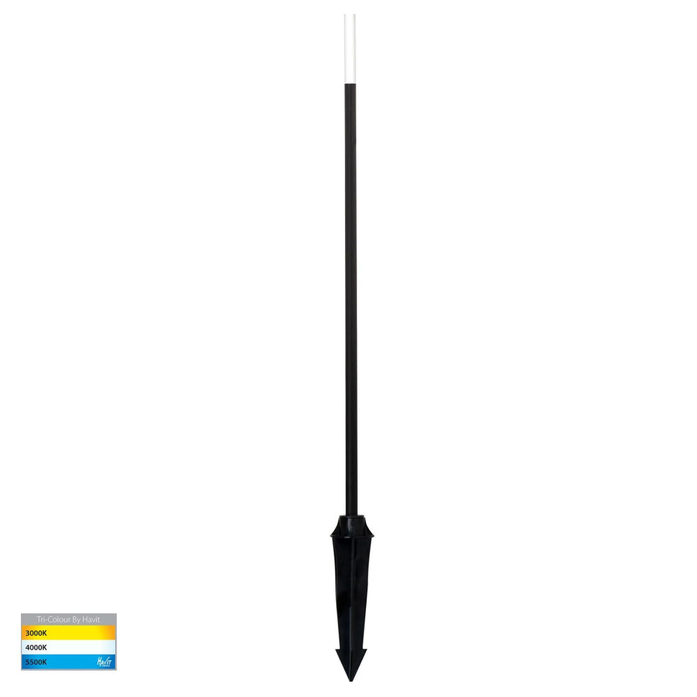 Havit DRIQUE - 24V Black LED Bollard Spike Light-Havit Lighting-Ozlighting.com.au