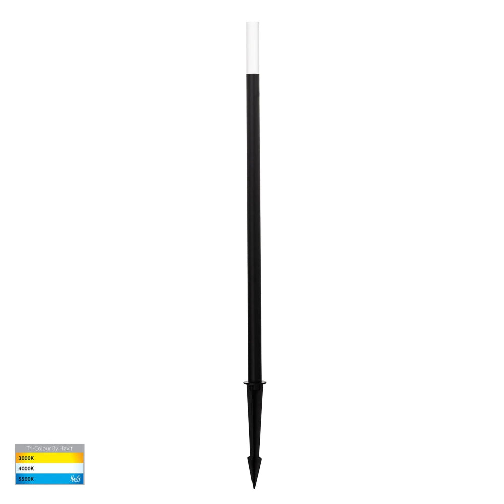Havit DRIQUE - 24V Black LED Bollard Spike Light-Havit Lighting-Ozlighting.com.au