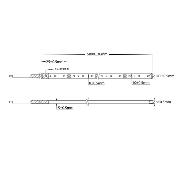 Havit HV9723 - 10M Roll Pack of 9.6W Dimmable LED Strip IP67-Havit Lighting-Ozlighting.com.au