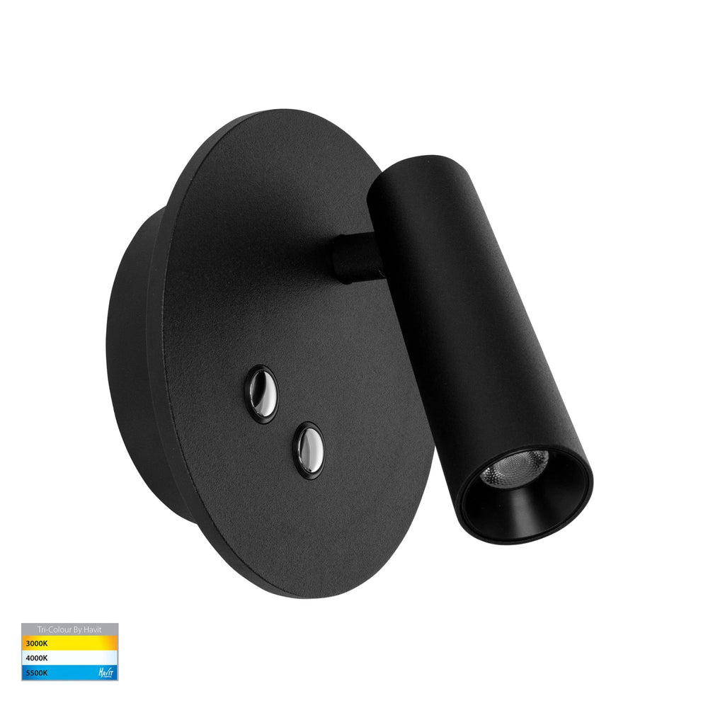 Havit LESEN - 2x3W Single Adjustable Wall Light with Back Light-Havit Lighting-Ozlighting.com.au