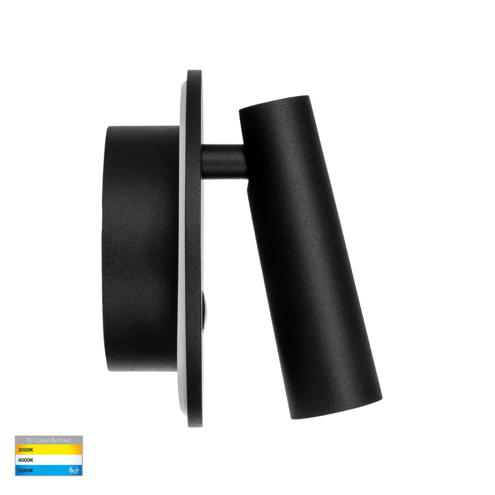 Havit LESEN - 2x3W Single Adjustable Wall Light with Back Light-Havit Lighting-Ozlighting.com.au