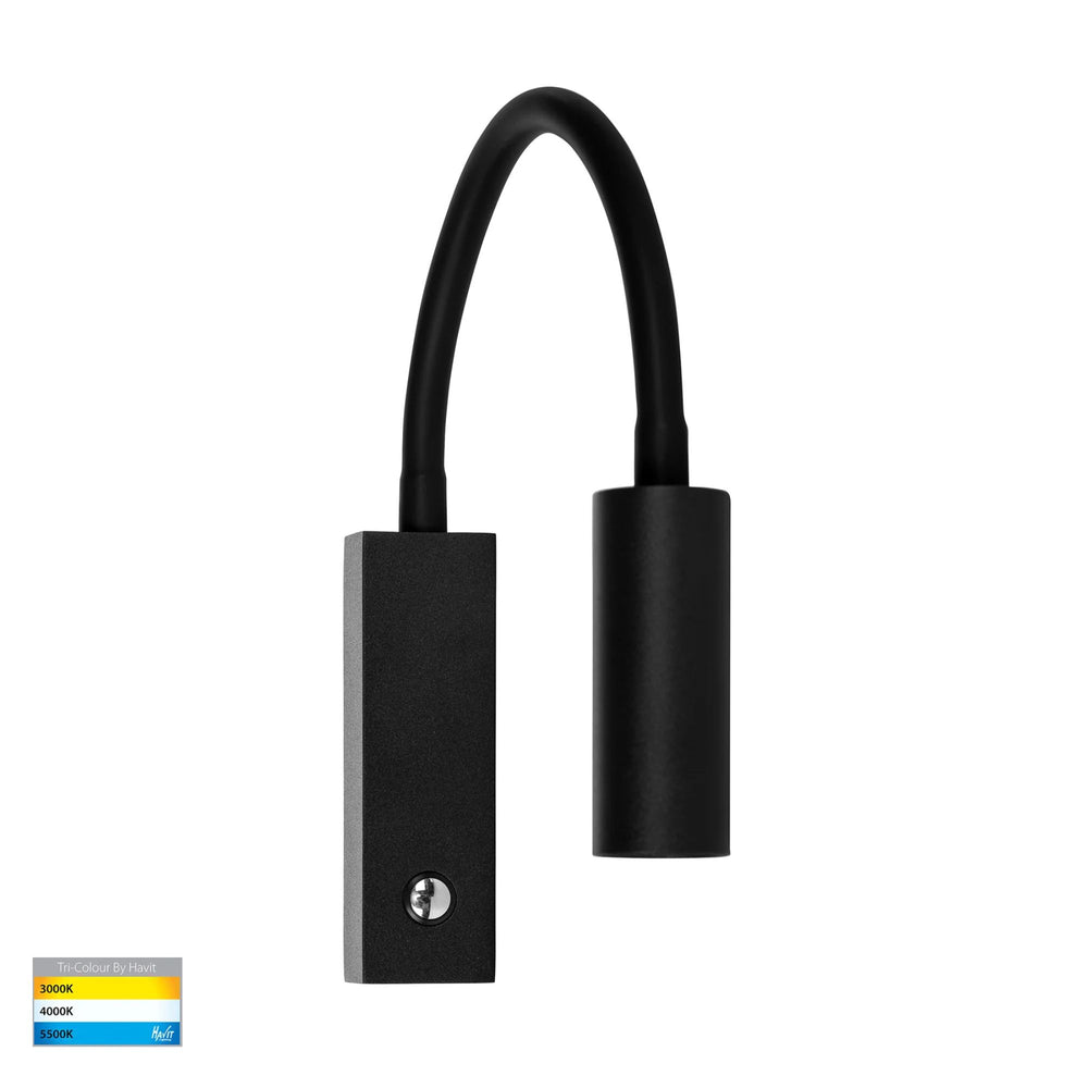 Havit LESEN - 3W Single Adjustable Wall Light with Flexible Arm-Havit Lighting-Ozlighting.com.au