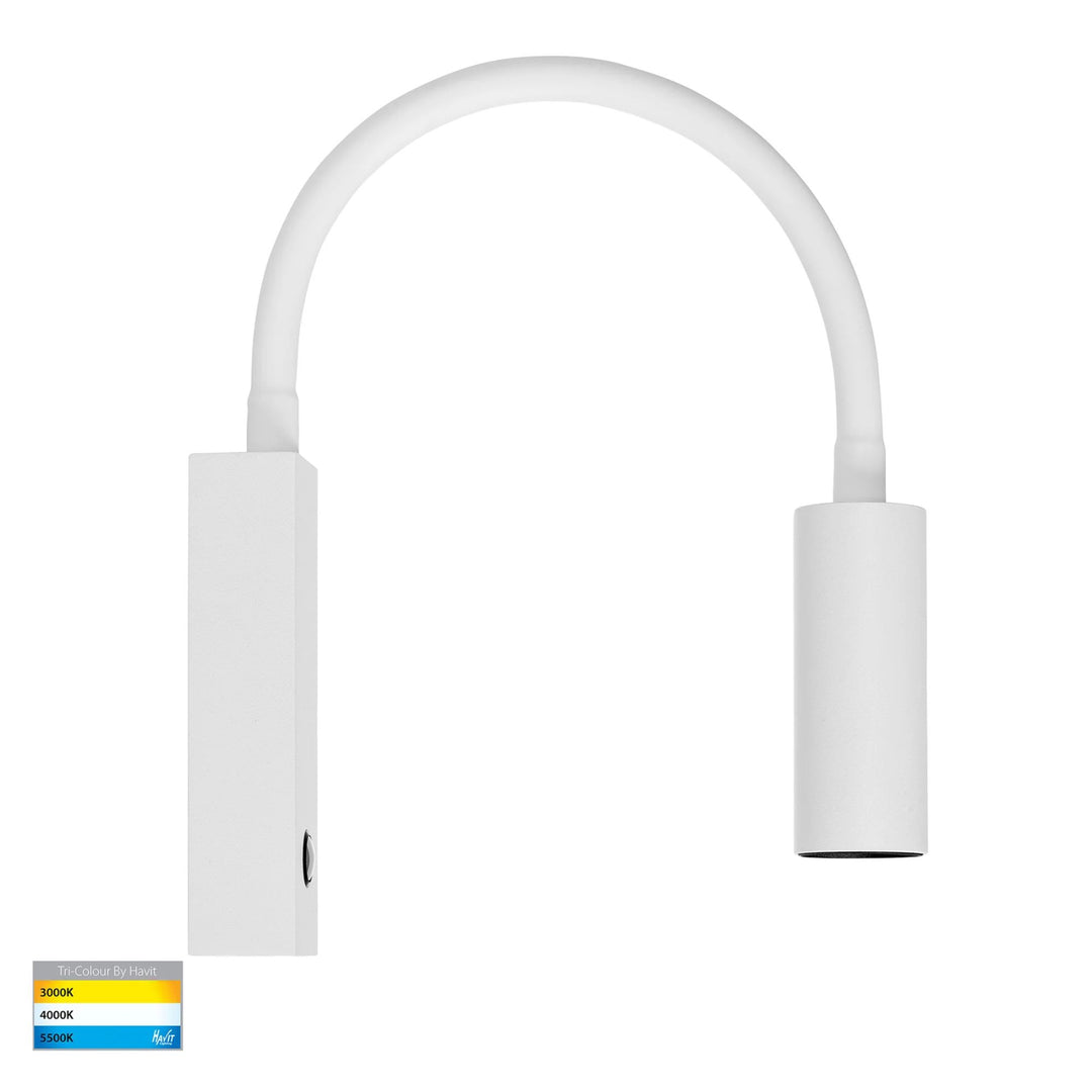 Havit LESEN - 3W Single Adjustable Wall Light with Flexible Arm-Havit Lighting-Ozlighting.com.au