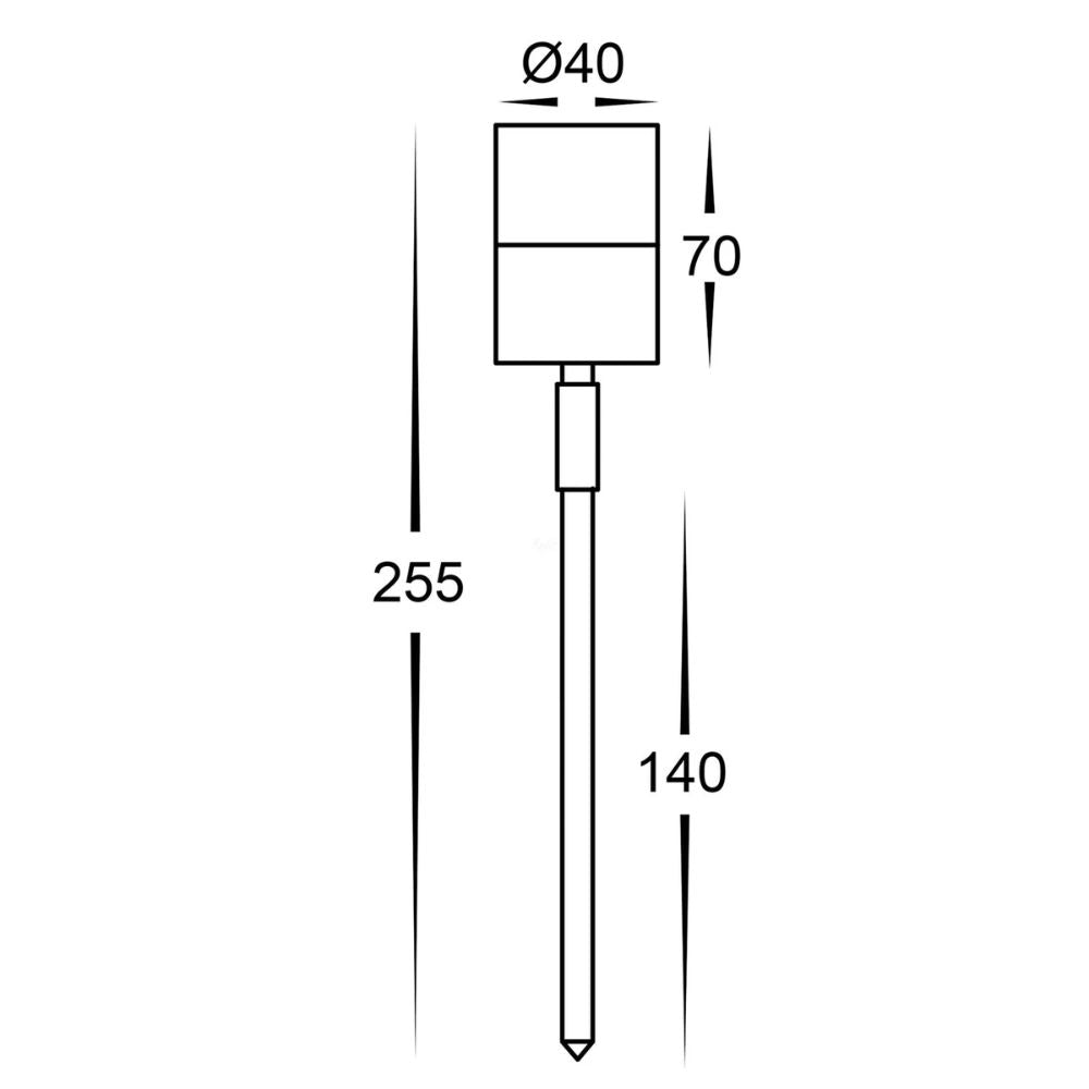 Havit MINI TIVAH - 3W LED Single Adjustable Mini Garden Spike Spotlight IP65 - DRIVER REQUIRED-Havit Lighting-Ozlighting.com.au