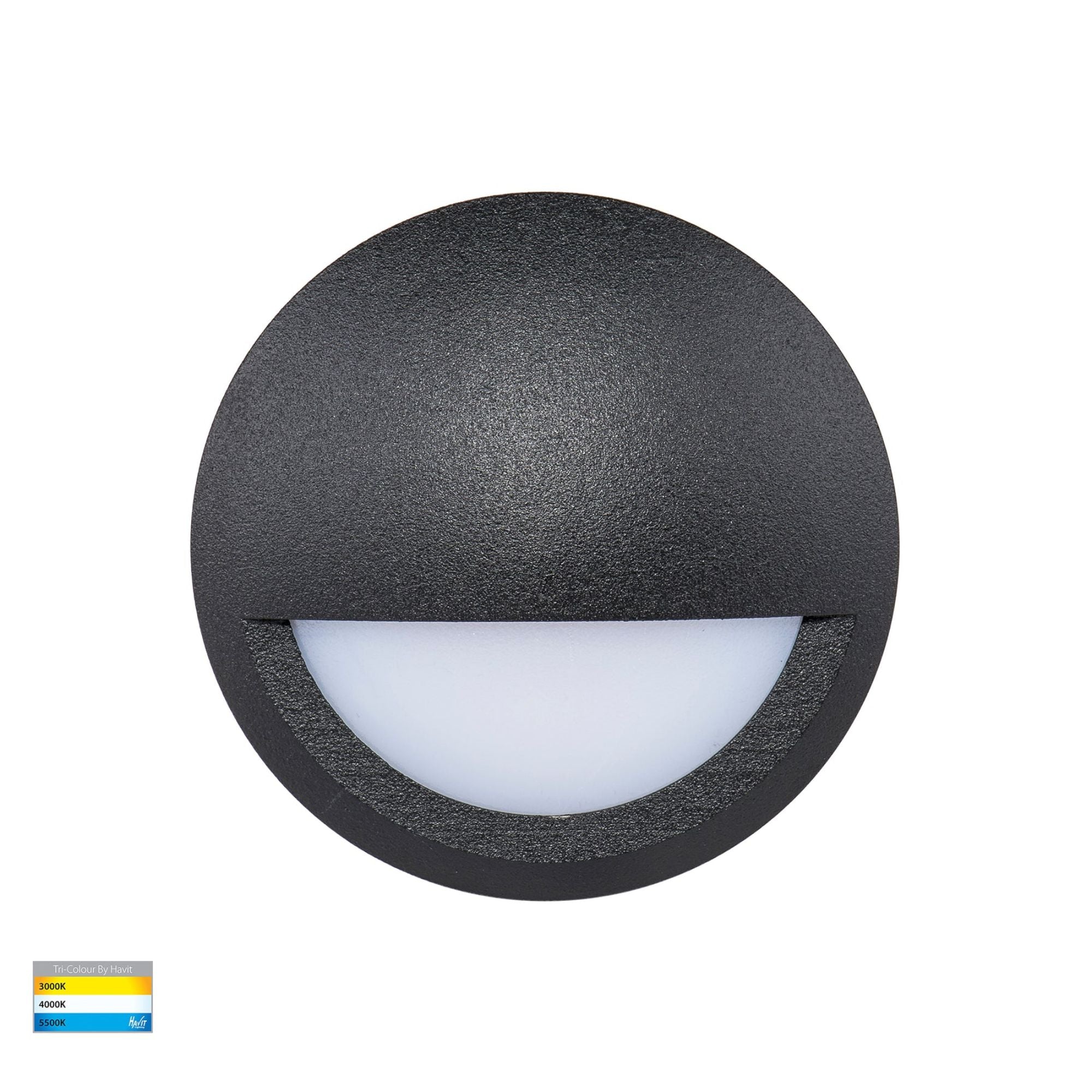 Havit NAVA - 5W 240V LED Step Lights with Eyelid-Havit Lighting-Ozlighting.com.au