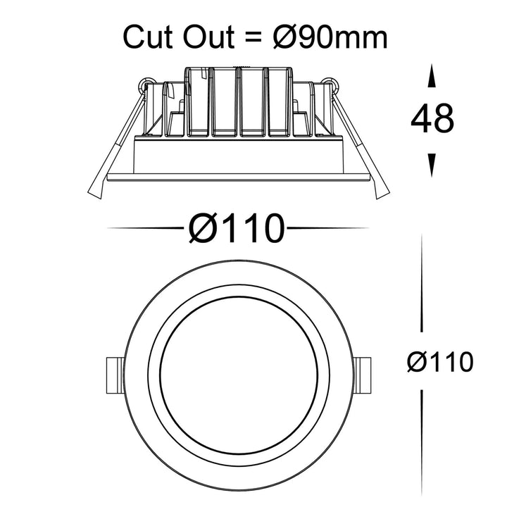 Havit POLLY - 8W Fixed LED Downlight-Havit Lighting-Ozlighting.com.au