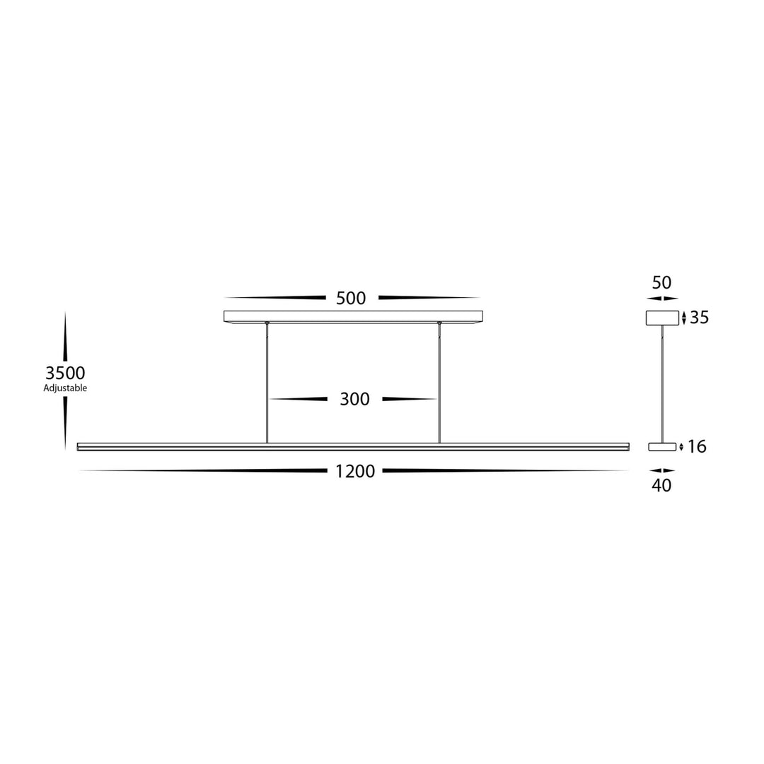 Havit PROLINE - 1200mm Slim LED Pendant-Havit Lighting-Ozlighting.com.au