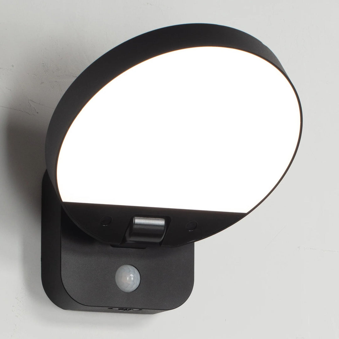 Havit SOLARNI - 9W Black Solar Wall Light-Havit Lighting-Ozlighting.com.au