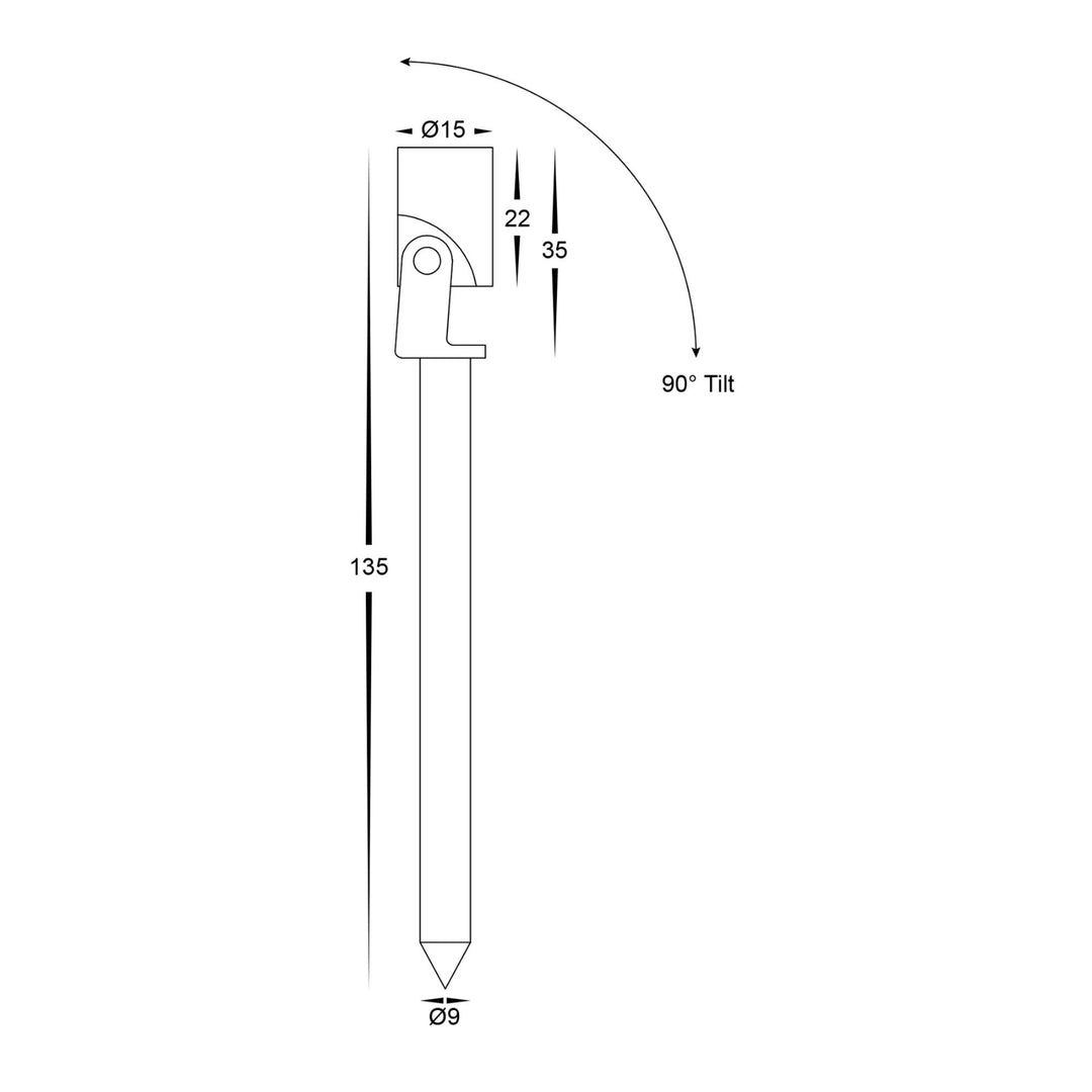Havit SPAR - Garden Spike or Surface Mounted Spot Light-Havit Lighting-Ozlighting.com.au