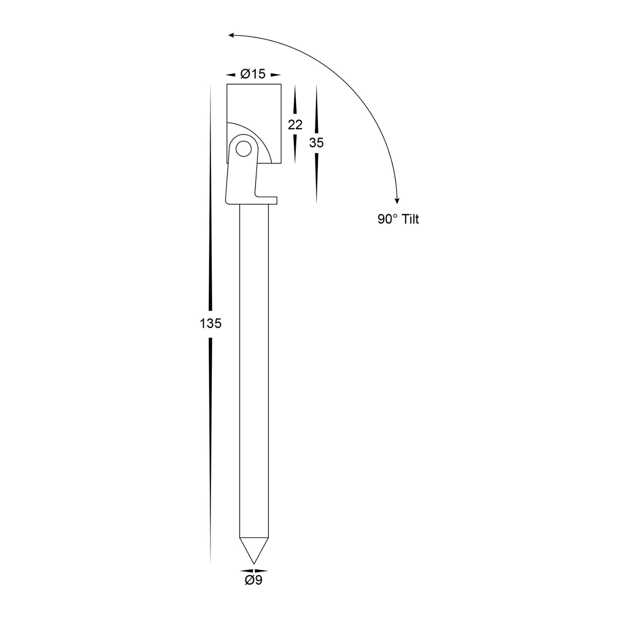 Havit SPAR - Garden Spike or Surface Mounted Spot Light-Havit Lighting-Ozlighting.com.au