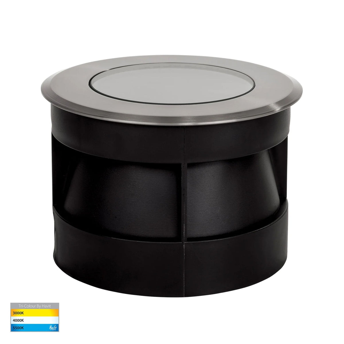 Havit SPLIT Inground Light Stainless Steel Colour Selectable-Havit Lighting-Ozlighting.com.au