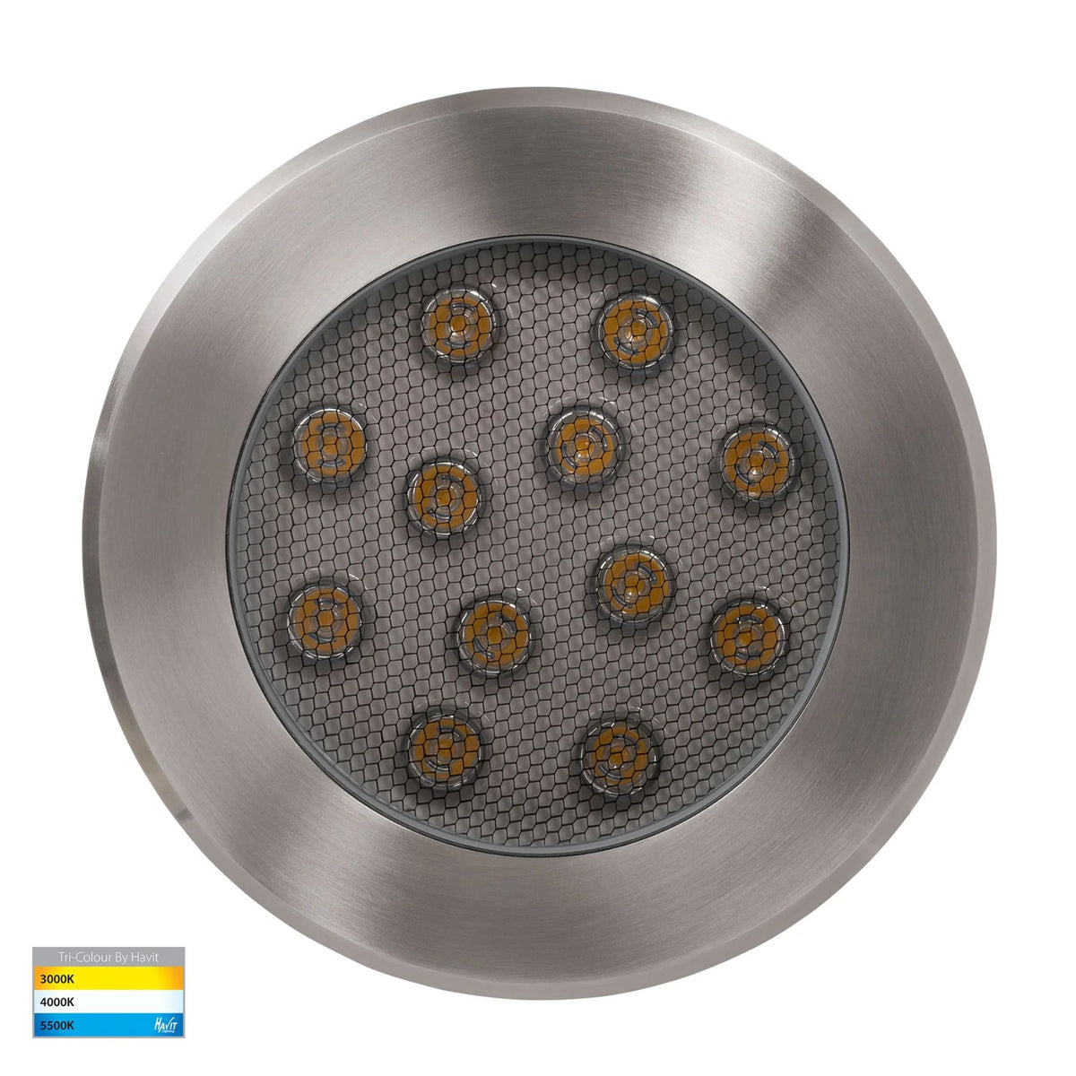 Havit SPLIT Inground Light Stainless Steel Colour Selectable-Havit Lighting-Ozlighting.com.au