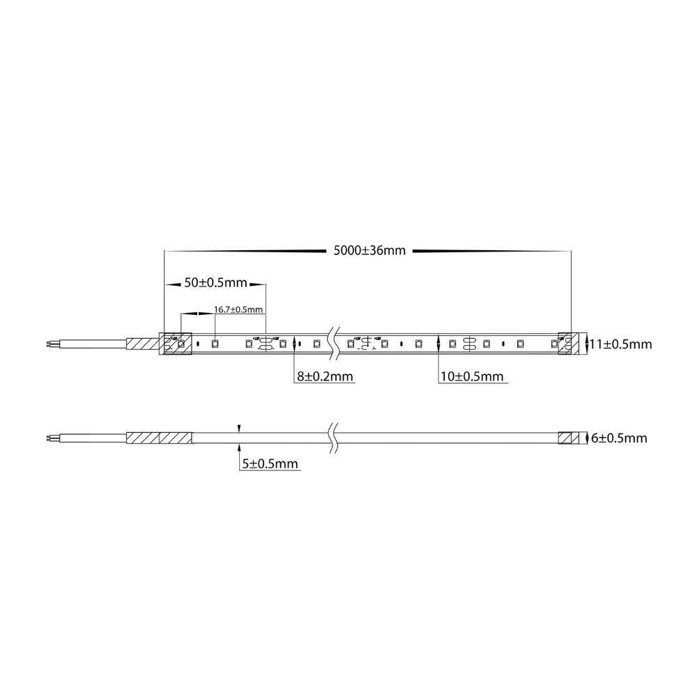 Havit STRIP-4.8-WP-120 LED Strip - 4.8W, 12V, 12mm, Per Metre, Tri-Colour, IP67 - DRIVER REQUIRED-Havit Lighting-Ozlighting.com.au