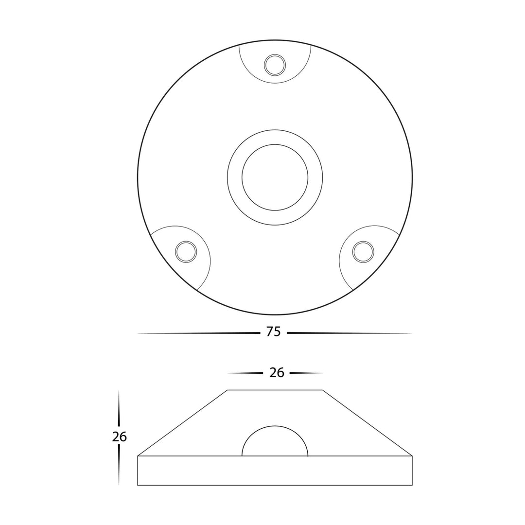 Havit - Surface Mounted Base-Havit Lighting-Ozlighting.com.au