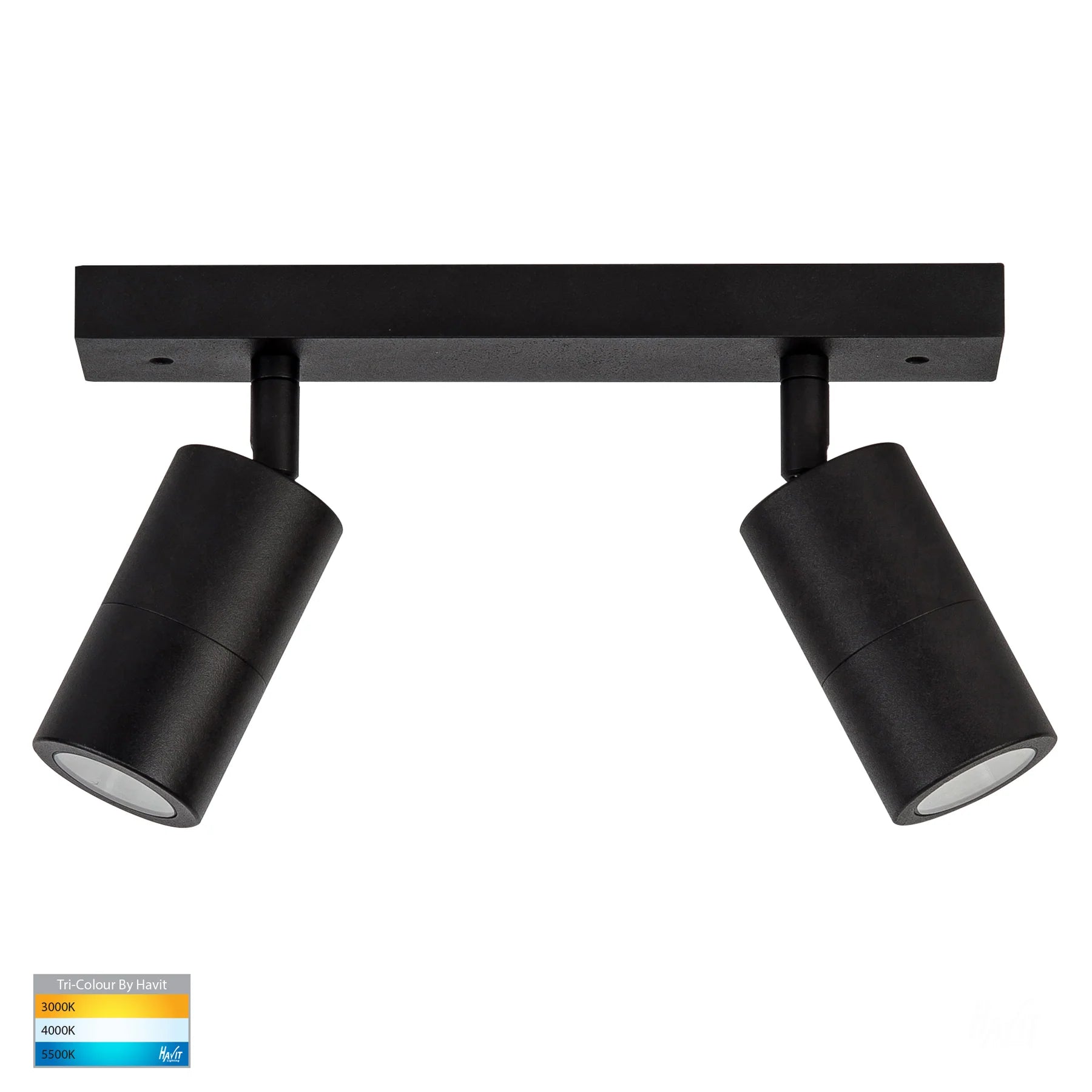 Havit TIVAH - 2/3/4 Light Bar GU10 LED Tri-Colour Adjustable Rail Ceiling Spot Light IP54-Havit Lighting-Ozlighting.com.au