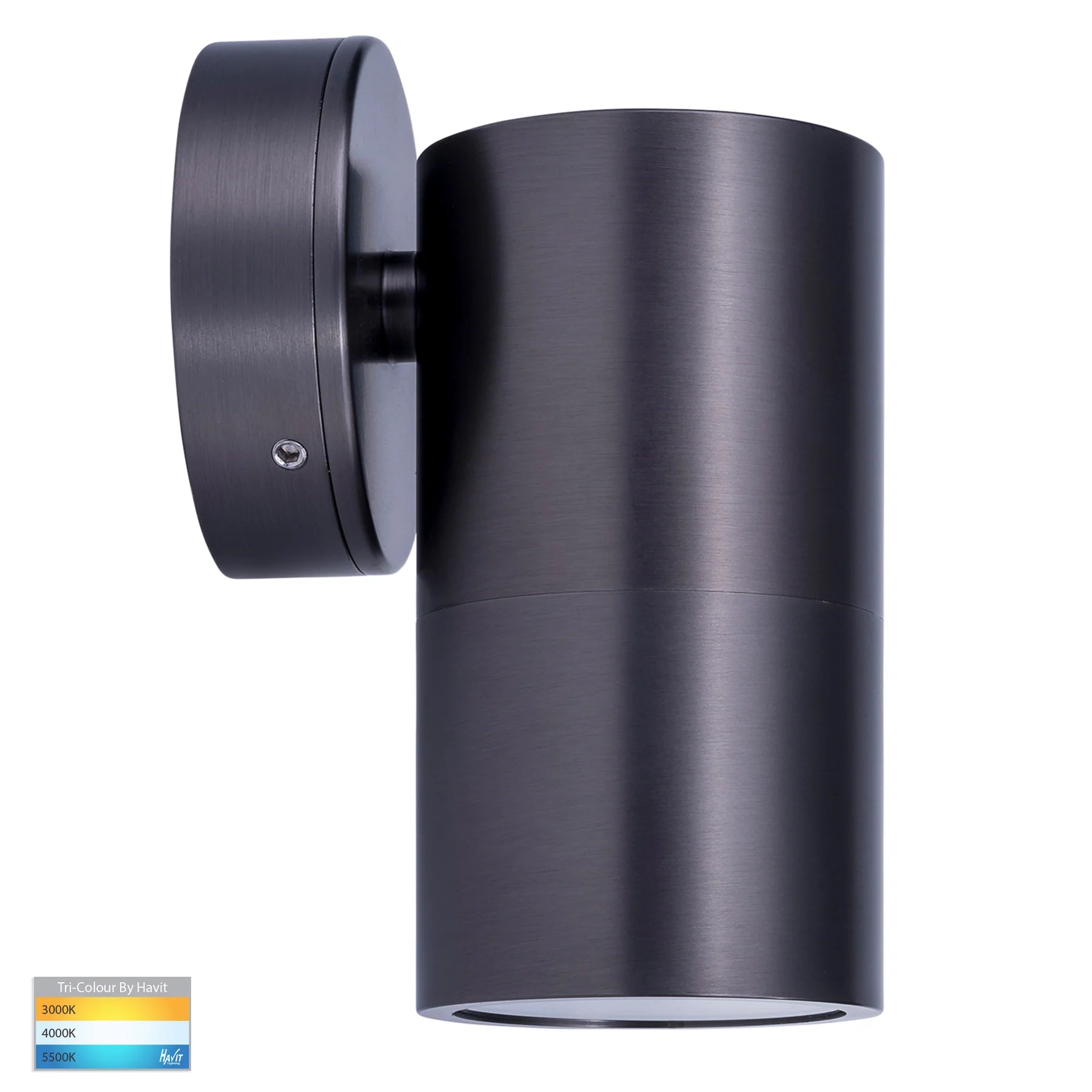 Havit TIVAH - 3W/5W/7W LED Tri-Colour Power Selectable Exterior Fixed Down Only Wall Light IP65-Havit Lighting-Ozlighting.com.au
