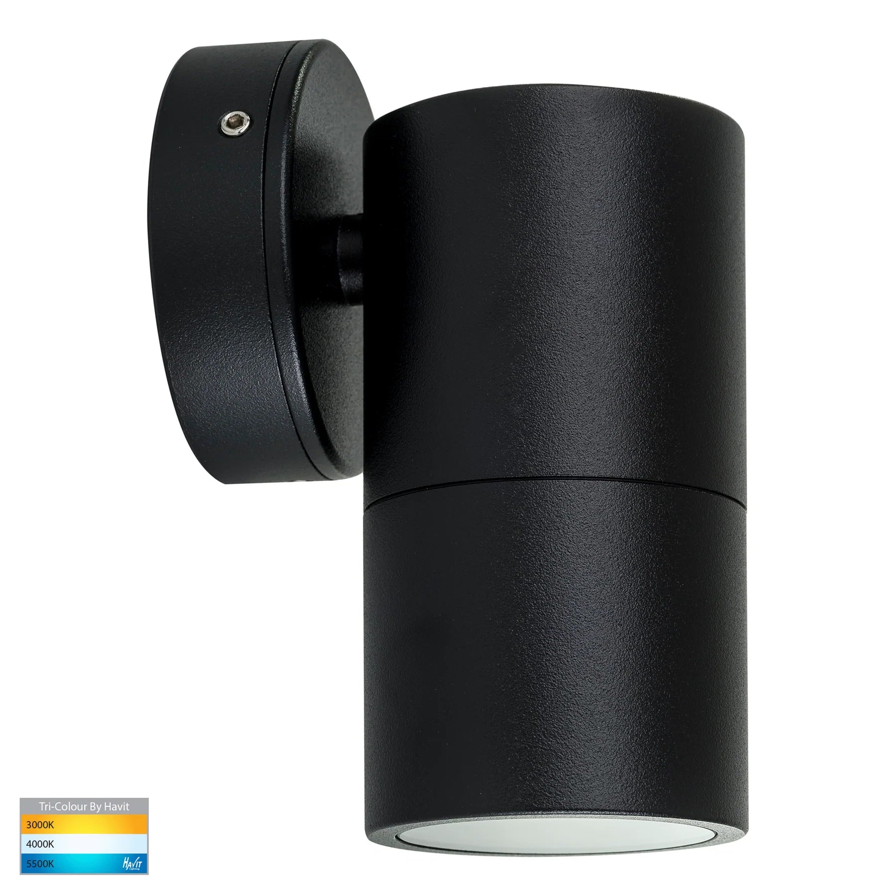 Havit TIVAH - 3W/5W/7W LED Tri-Colour Power Selectable Exterior Fixed Down Only Wall Light IP65-Havit Lighting-Ozlighting.com.au