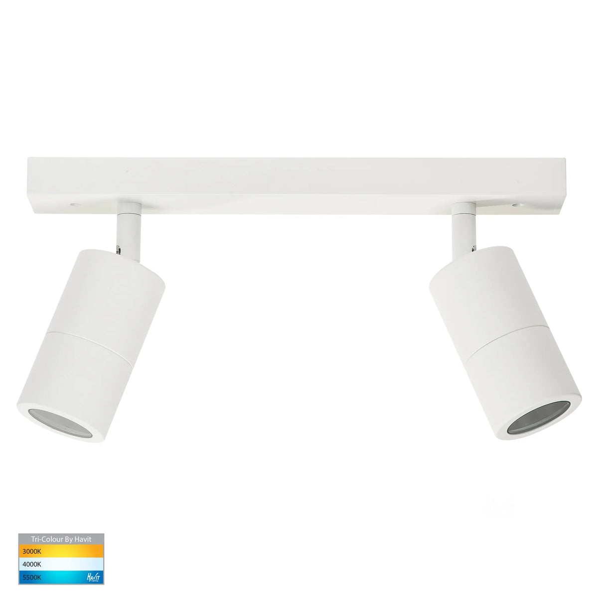 Havit TIVAH - 2/3/4 Light Bar GU10 LED Tri-Colour Adjustable Rail Ceiling Spot Light IP54-Havit Lighting-Ozlighting.com.au