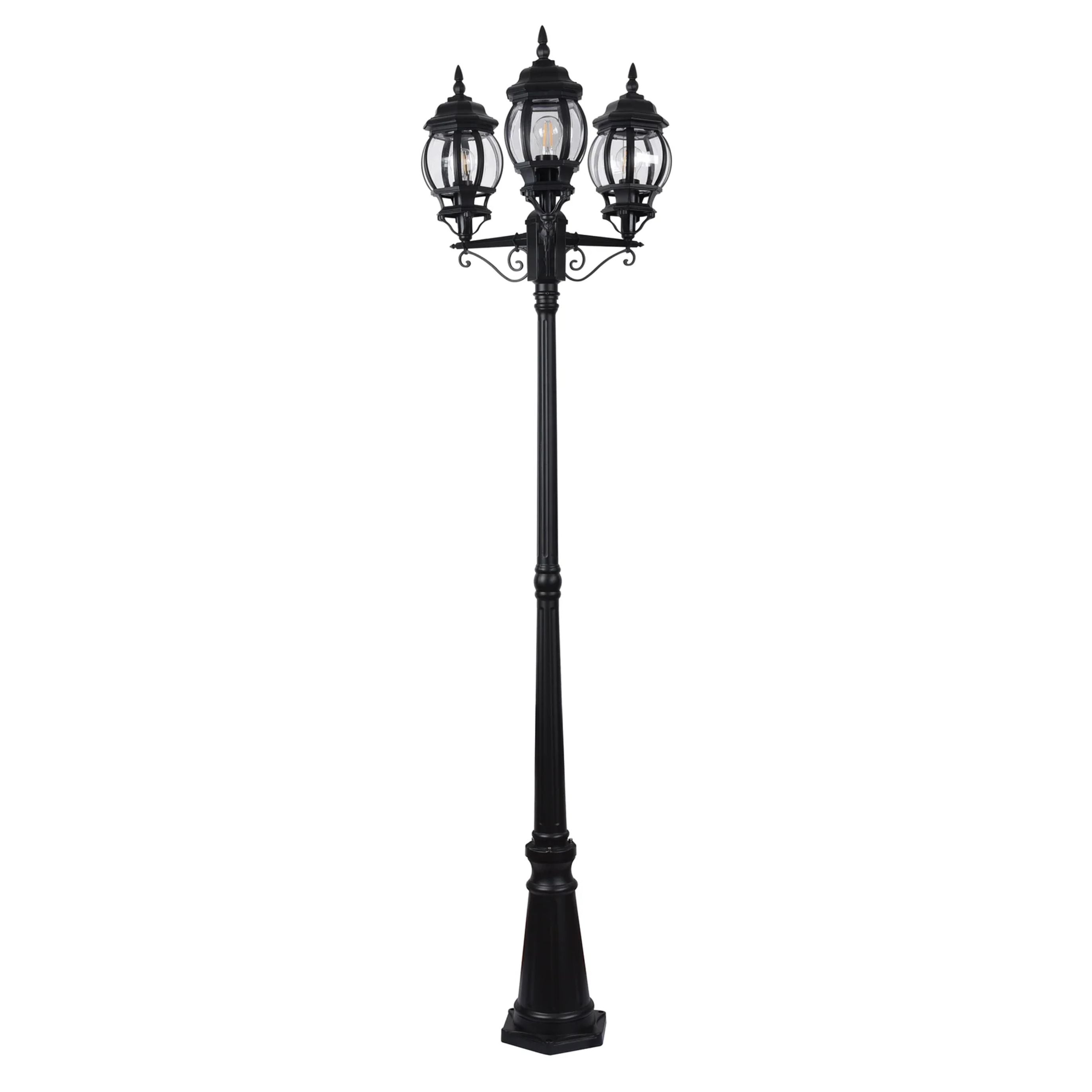 Havit TRENER - 3x9W Coach 3 Light Post Light-Havit Lighting-Ozlighting.com.au