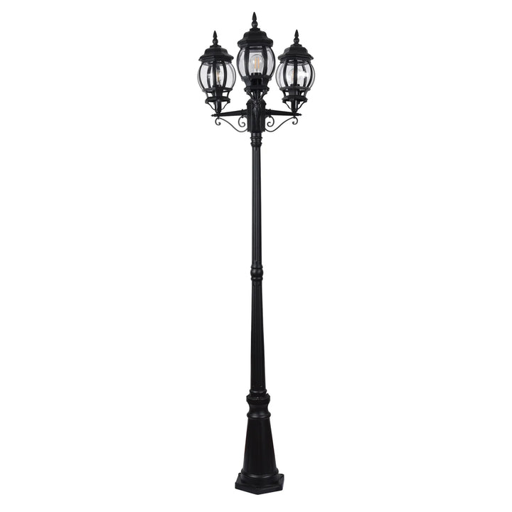 Havit TRENER - 3x9W Coach 3 Light Post Light-Havit Lighting-Ozlighting.com.au
