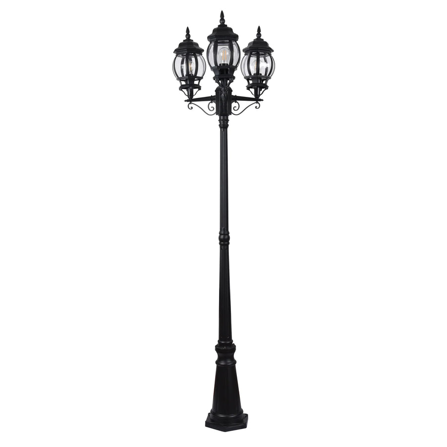 Havit TRENER - 3x9W Coach 3 Light Post Light-Havit Lighting-Ozlighting.com.au
